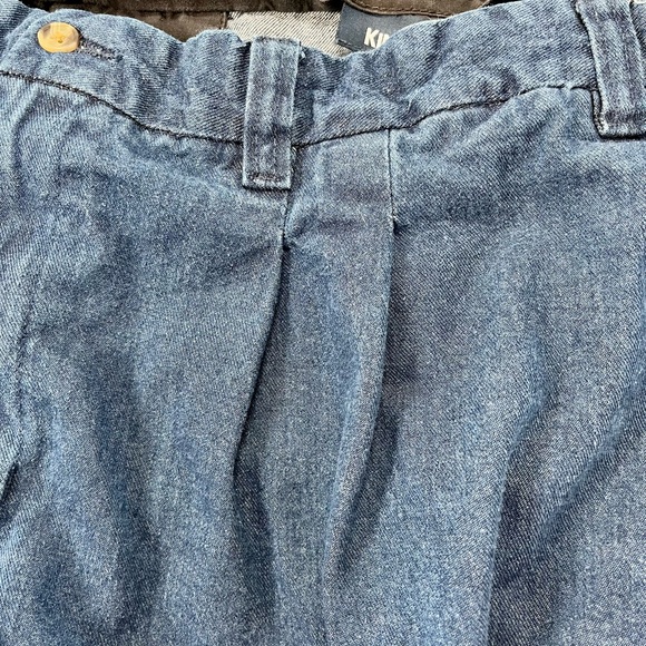 Expandable Waist Pleat-Front
Relaxed Jeans, Indigo | King Size. 54/38 - Picture 9 of 12